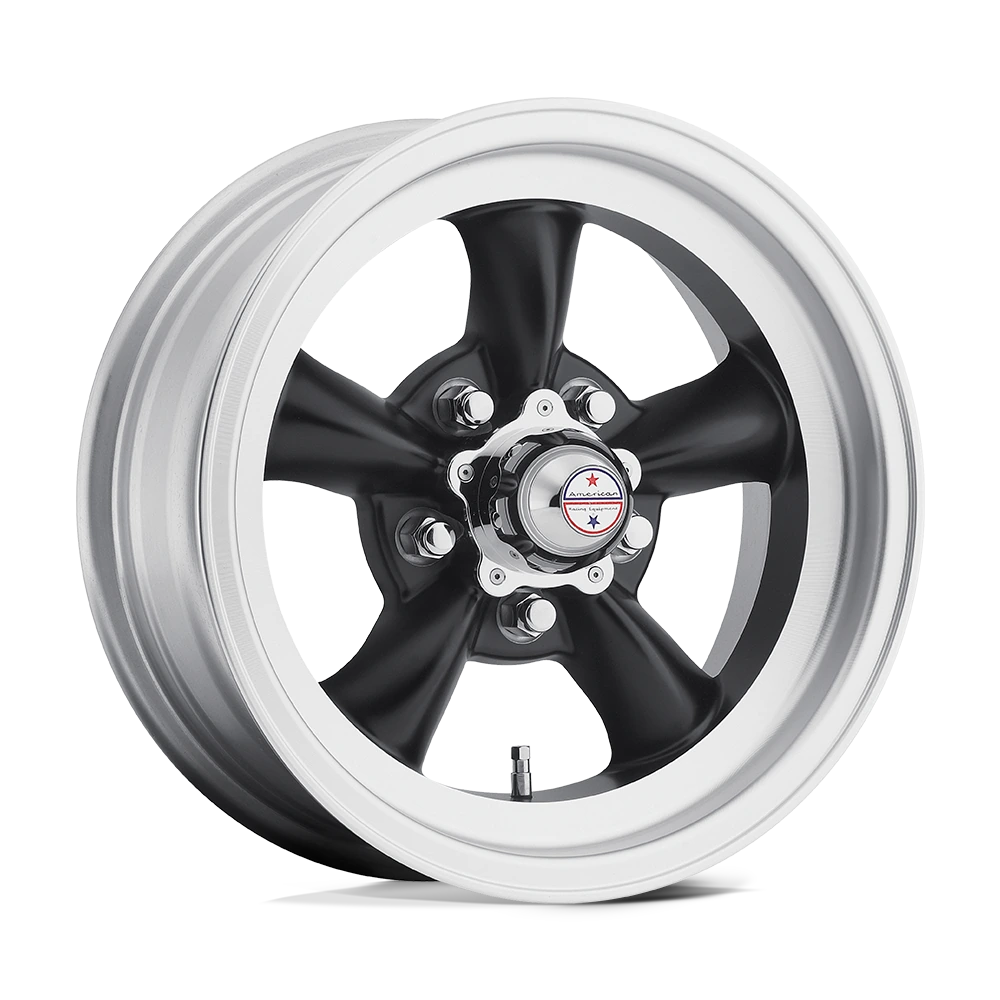 American Racing Vintage VN105D TT-D 14X6 5X4.75 S-BLK/MCH -2MM