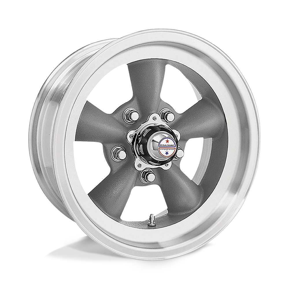 American Racing Vintage VN105 TT-D 15X8 5X4.5 TT-GRY/MCH 4.5BS