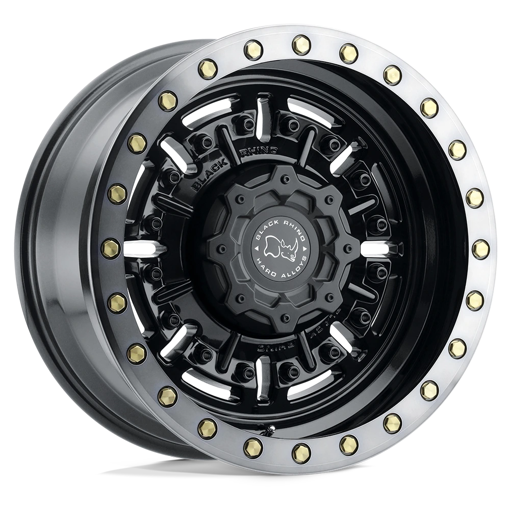 Black Rhino Hard Alloys BR ABRAMS 17X9.5 5X127 -18 71 G-BLK DDT