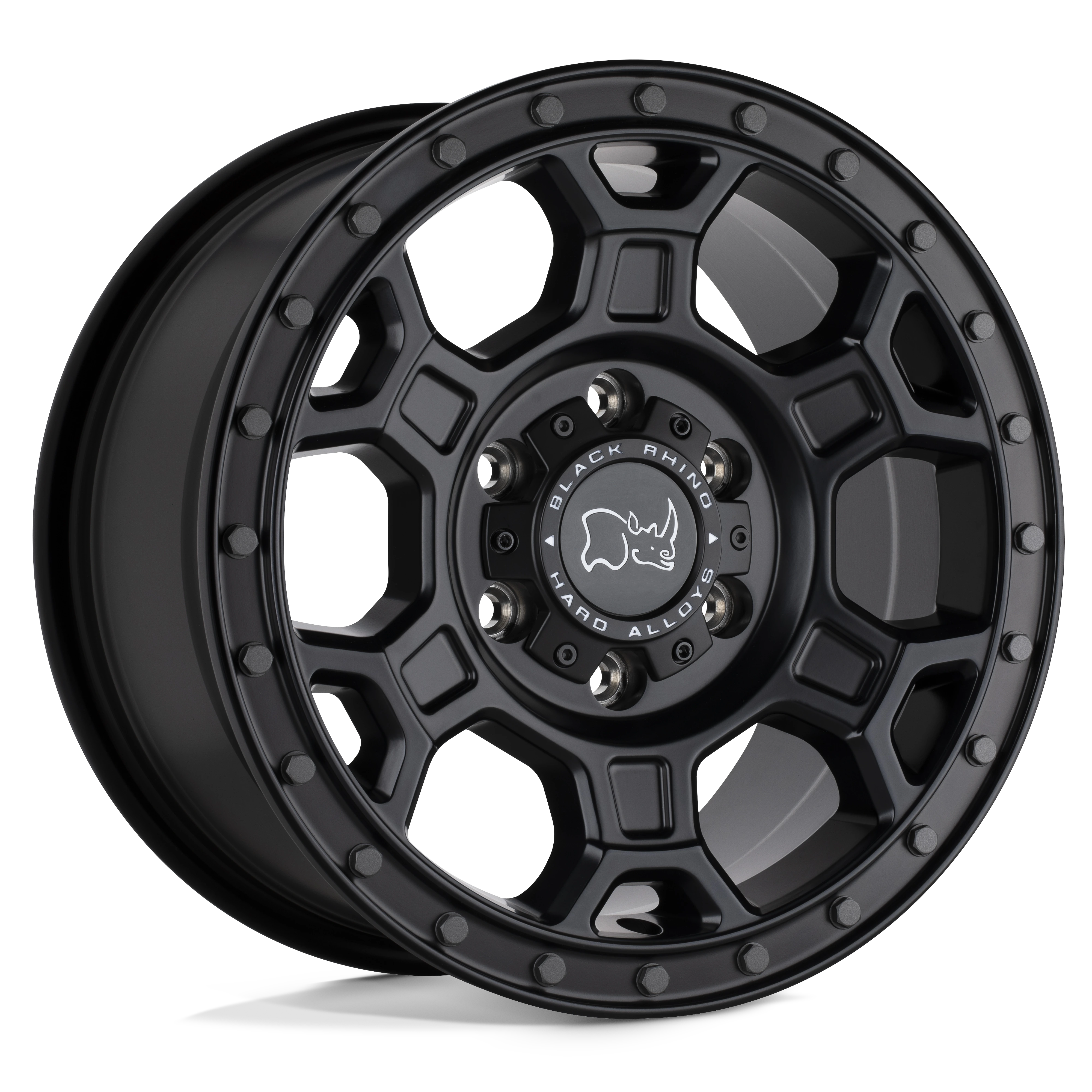 Black Rhino Hard Alloys BR MIDHILL 17X8 6X130 +45 84 M-BLK GM HW