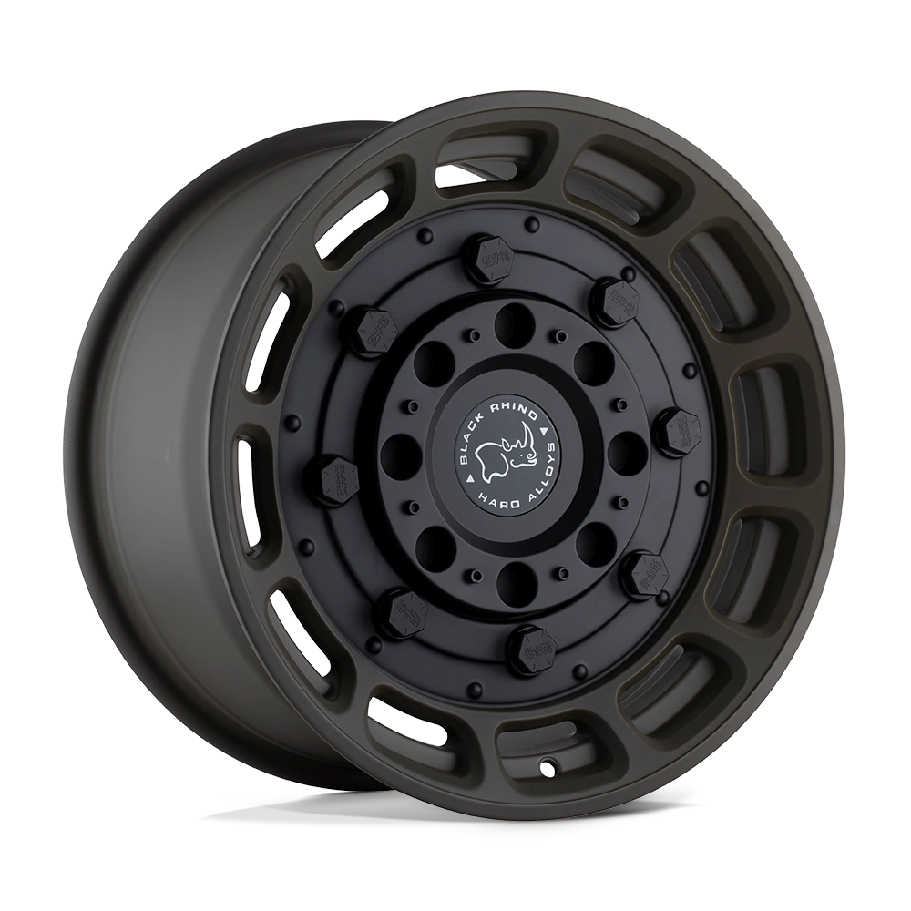 Black Rhino Hard Alloys BR WARTHG 17X8.5 5X127 +0 71 OD GRN BLK