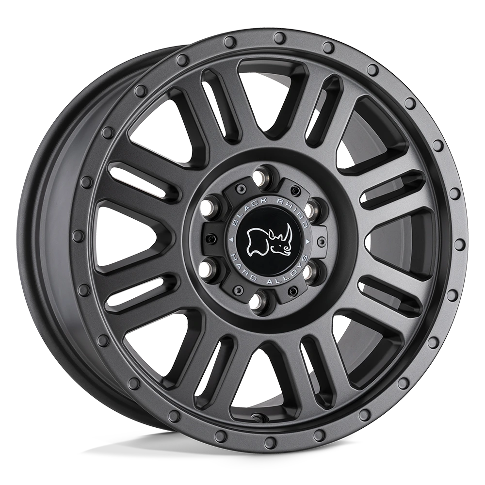 Black Rhino Hard Alloys YELLOWSTONE 16X8 6X130 +38 84 M-GNMTL