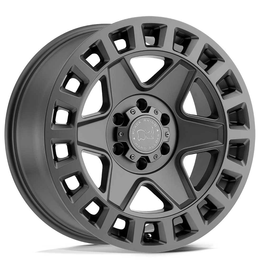 Black Rhino Hard Alloys BR YORK 17X8 6X130 +52 84 M-GNMTL