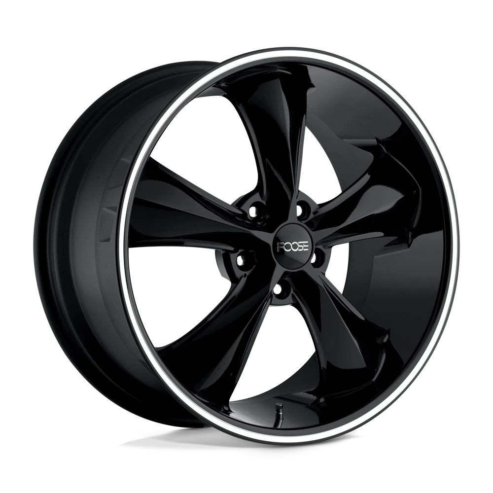 Foose 1PC F104 18X8 5X4.5 GL-BLK-MIL 01MM
