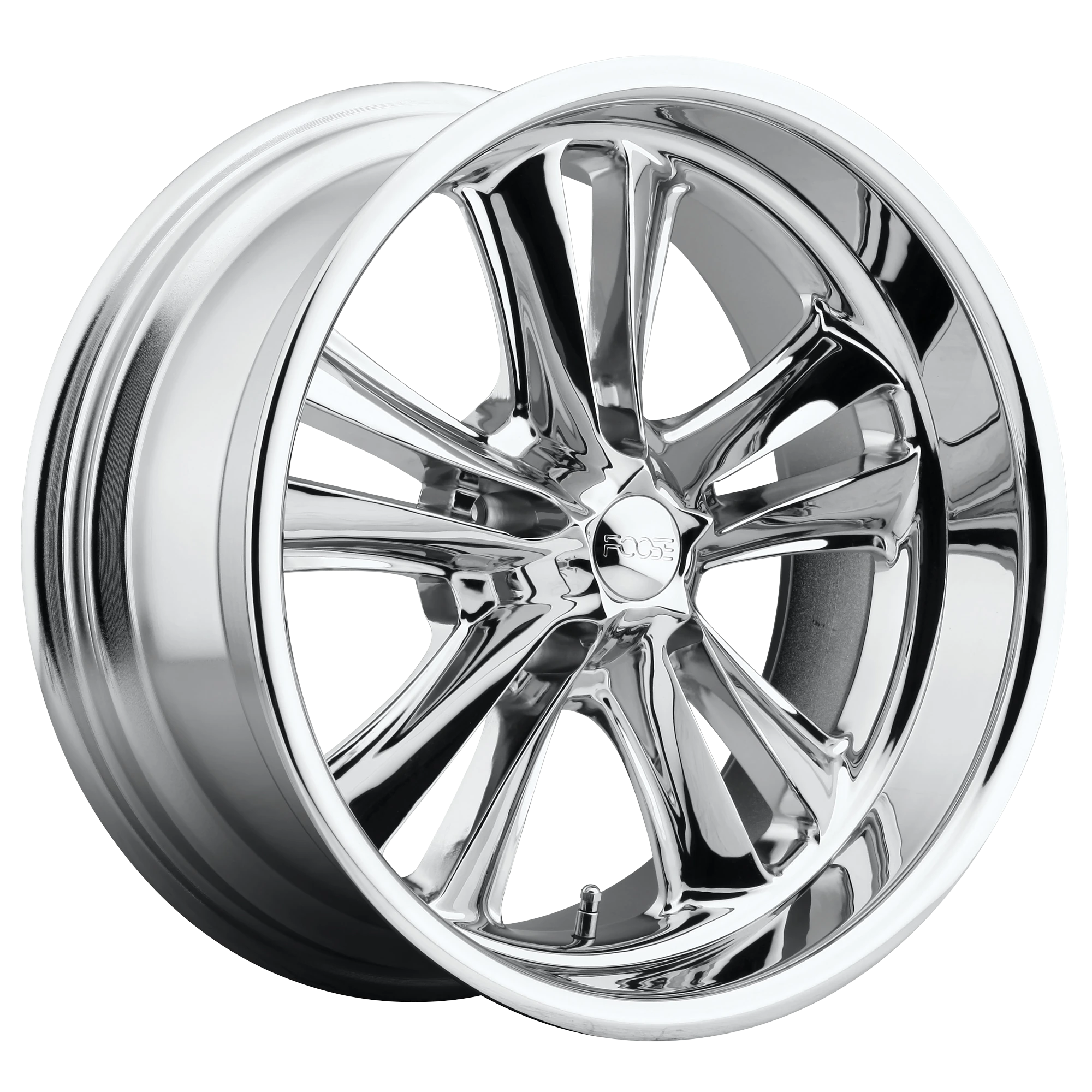 Foose 1PC F97 18X8 5X4.75 CHR-PLATED 01MM