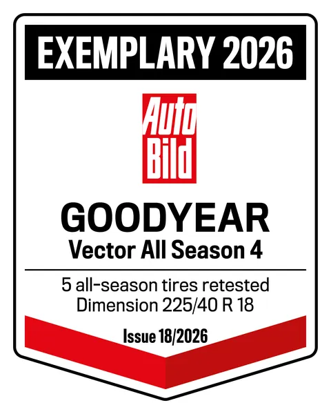 AUTO BILD 18/2026: Goodyear Vector All Season 4, Exemplary 2026
